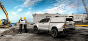 Toyota Hilux con RSI SmartCap EVOh Hatchback in cantiere