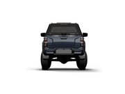 Hard top RSI SmartCap EVOh Hatchback per Isuzu D-Max 2020+ Double Cab, vista posteriore su sfondo bianco