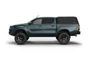 Hard top RSI SmartCap EVOh Hatchback per Toyota Hilux 2016–2025 Double Cab, vista laterale su sfondo bianco