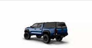 RSI SmartCap EVOh Hatchback su Toyota Tacoma, vista posteriore 3/4 su sfondo bianco
