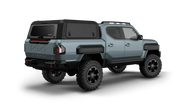 Hard top RSI SmartCap EVOs Sport su Kia Tasman Double Cab, vista posteriore 3/4