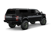 Hard top RSI SmartCap EVOs Sport per Ford F-250 / F-350 Super Duty 2017–2022, vista posteriore 3/4 lato destro su sfondo bianco