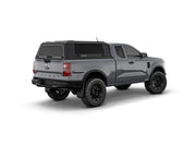 Hard top RSI SmartCap EVOs Sport per Ford Ranger 2012–2022 Extra Cab, vista posteriore 3/4 lato destro su sfondo bianco