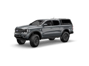 Hard top RSI SmartCap EVOs Sport per Ford Ranger 2023+ Extra Cab, vista anteriore 3/4 su sfondo bianco