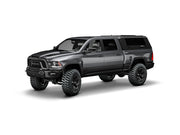 Hard top RSI SmartCap EVOs Sport per RAM 1500 DS 2009+ Standard Bed, vista anteriore 3/4 su sfondo bianco