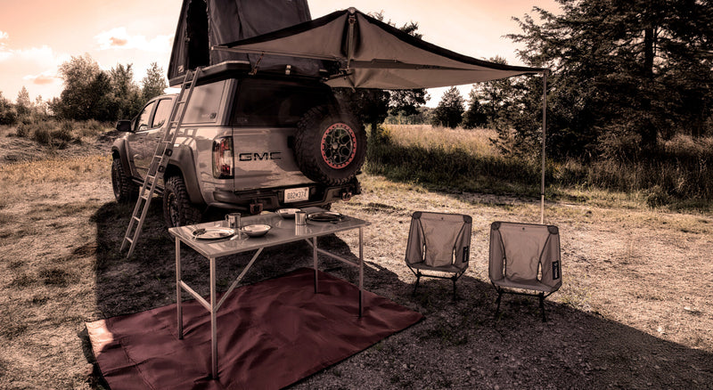 GMC Canyon con RSI SmartCap in campeggio