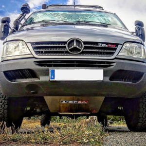 MERCEDES BENZ SPRINTER 1 W901-905 CDI 4X4 1995 - 2006 261-Piastra paramotore anteriore (tutti i motori)