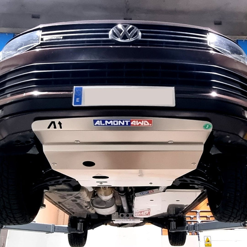 VOLKSWAGEN VW Transporter/California T5 2010-15 397-Piastra paramotore anteriore per paraurti 4motion/2WD