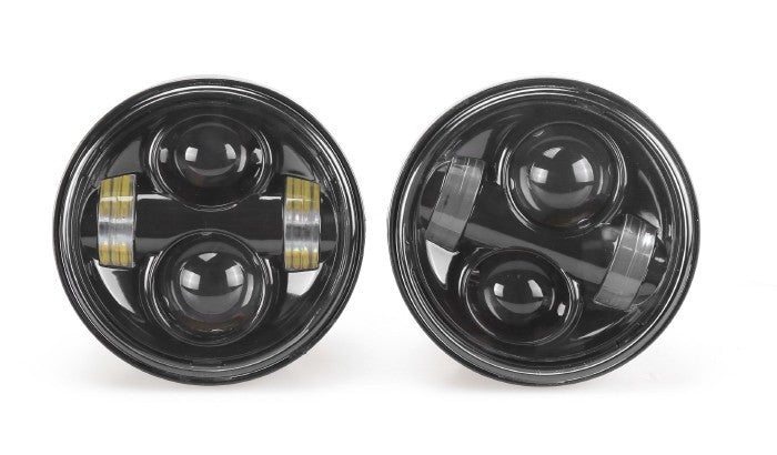 FARO A LED ANTERIORE MOTO ( HARLEY-DAVIDSON -  4.65 pollici  / Motorcycle Headlamps)