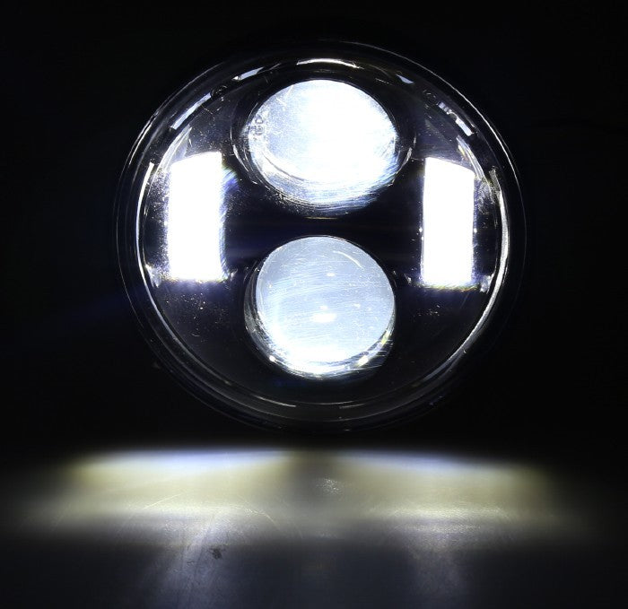 FARO A LED ANTERIORE MOTO ( HARLEY-DAVIDSON -  4.65 pollici  / Motorcycle Headlamps)