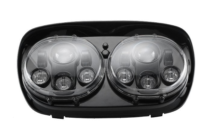 DOPPIO FARO A LED ANTERIORE 7" per il 2004 ~ 2013 Harley Davidson Road Glide