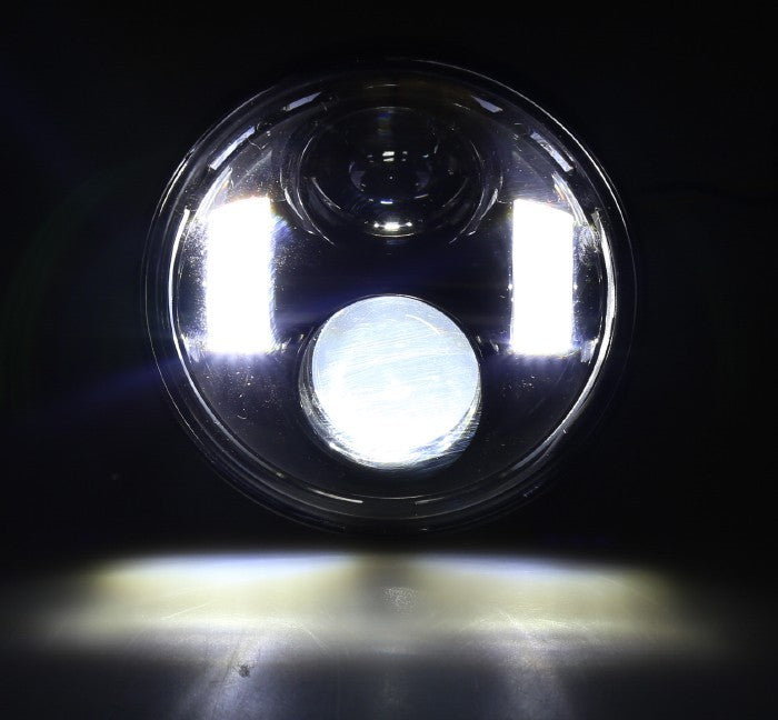 FARO A LED ANTERIORE MOTO ( HARLEY-DAVIDSON -  4.65 pollici  / Motorcycle Headlamps)