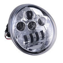FARO A LED ANTERIORE per Harley Davidson - V ROAD - NERO - 60W