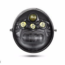 FARO A LED ANTERIORE per Harley Davidson - V ROAD - NERO - 60W