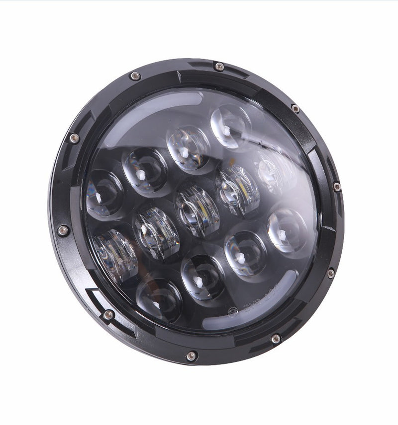 FARO LED ANTERIORE MOTO/AUTO (abbagliante e anabbagliante -  7 pollici)
