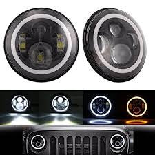 FARO LED ANTERIORE PER MOTO/ JEEP WRANGLER ABBAGLIANTE E ANABBAGLIANTE - 50W -