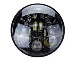 FARO LED 5,75" ANTERIORE  con Gravity Sensor  per motocicletta - SFONDO NERO -