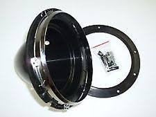 PORTAFARO IN  METALLO NERO 7 POLLICI PER FARO LED