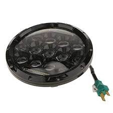 FARO A LED ANTERIORE 7" REGULAR abbaglianti/anabbaglianti - NERO -