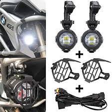 SET FARETTI  A LED ANTERIORI MOTO ausiliario  antinebbia  per BMW - PHILIPS-