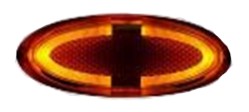 LUCE LED DI INGOMBRO LATERALE AMBRA