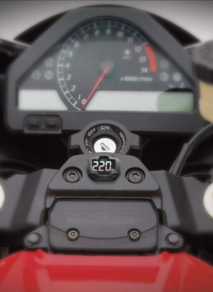 MISURATORE DI PRESSIONE PER PNEUMATICI MOTOCICLETTE - MANOMETRO -