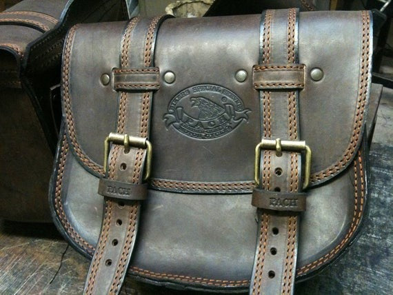 BORSA "PACH" CUSTOM  MODELLO MEDIA CLASSIC  MARRONE -