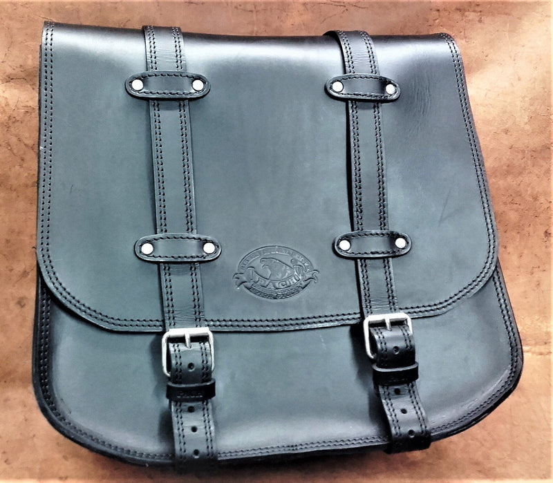 BORSA MOTO CUSTOM "PACH" - MODELLO ZUKI TRAVEL  - NERO -