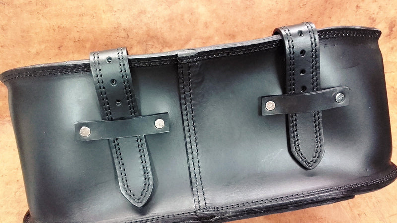 BORSA MOTO CUSTOM "PACH" - MODELLO ZUKI TRAVEL  - NERO -