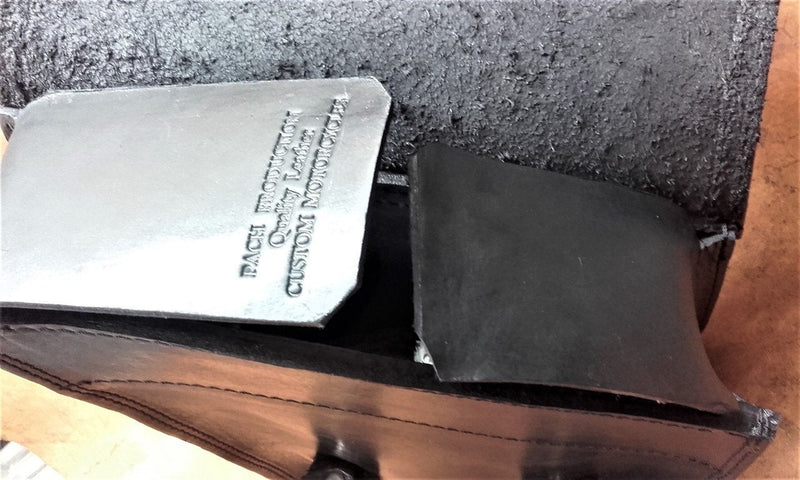 BORSA "PACH" CHOPPERS LATERALE IN CUOIO - TESTA DI MORO -