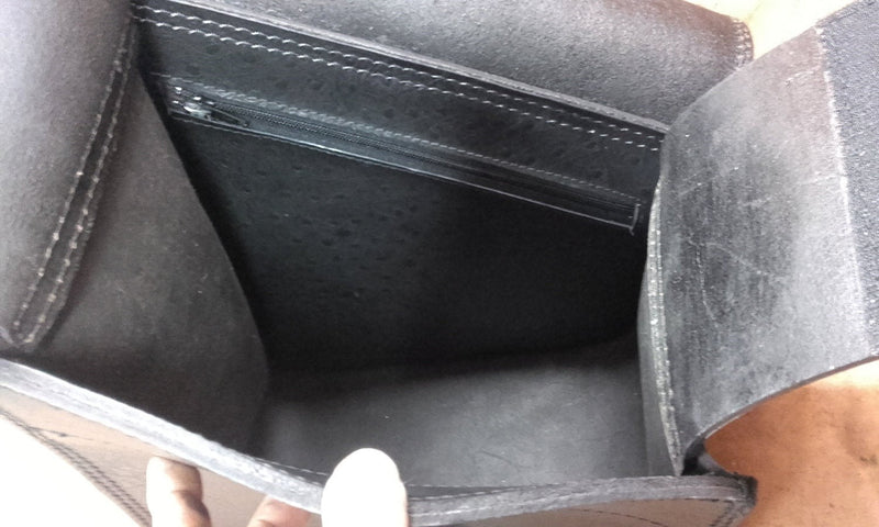 BORSA "PACH" CHOPPERS IN CUOIO DI TORO - PER MOTO HD -