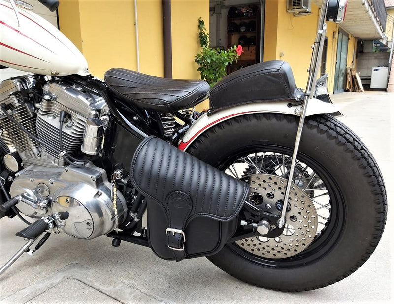 BORSA "PACH" CHOPPERS LATERALE - ATTACCO PER TUTTI I SOFTAIL -