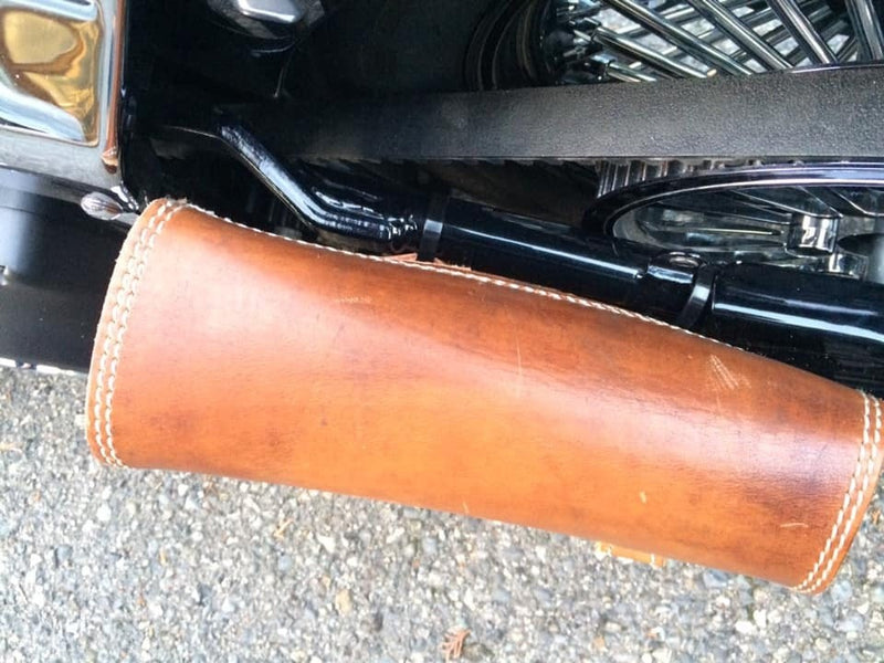 BORSA "PACH" CHOPPERS LATERALE HARLEY SOFTAIL- CUOIO -