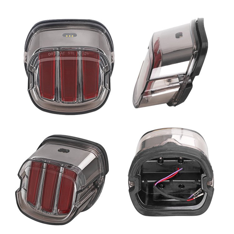 FARETTO POSTERIORE PER HARLEY DAVIDSON - SFONDO CROMATO -