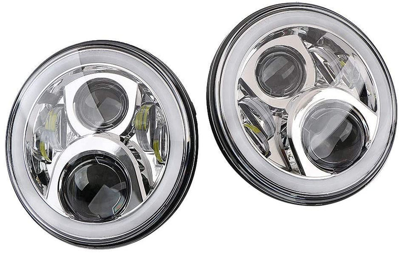 FARO LED ANTERIORE PER JEEP WRANGLER/MOTO  ABBAGLIANTE/ANABBAGLIANTE 7' - 50W -