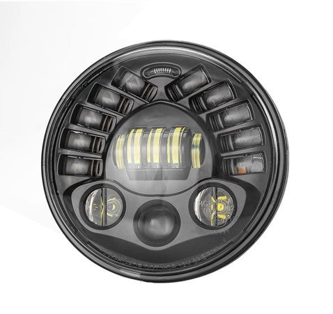 FARO LED 7" CON FUNZIONE DI DIREZIONE  7" - SFONDO NERO -