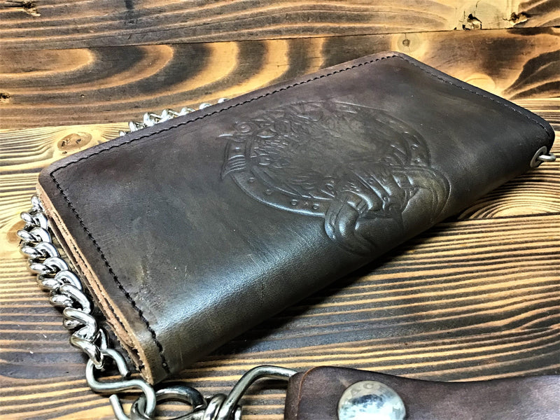 PORTAFOGLIO LINEA "PACH" UOMO BIKER WALLET-CRAZY CHOPPER-