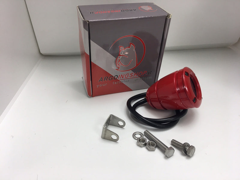 FARETTO AUSILIARE 15 W -ROSSO  - SUPER POTENTE
