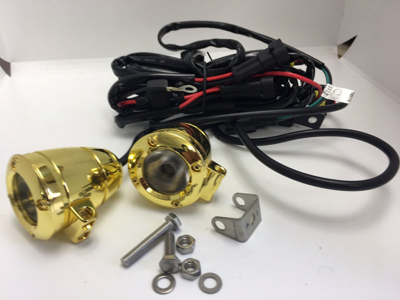 KIT 2 FARETTI AUSILIARI 15 W -GOLD - SUPER POTENTI