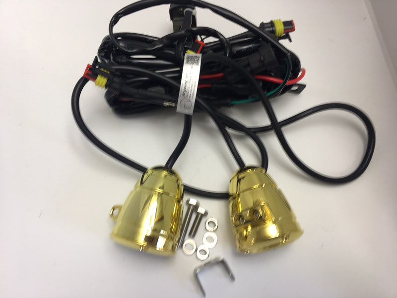 KIT 2 FARETTI AUSILIARI 15 W -GOLD - SUPER POTENTI