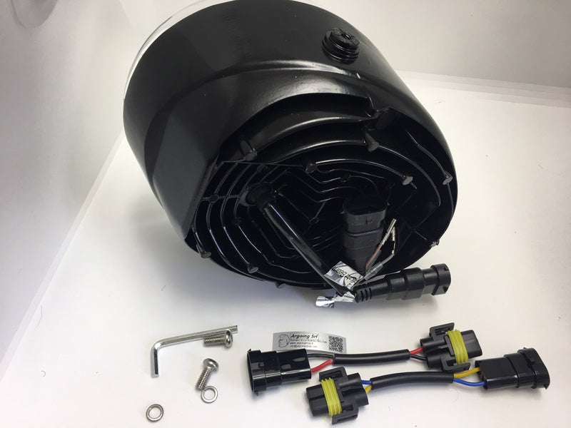 FARO LED ANTERIORE PER HARLEY V/ROAD - SFONDO CROMATO - 50W