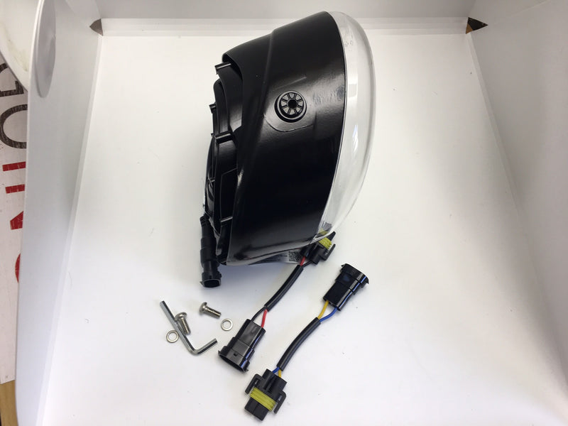 FARO LED ANTERIORE PER HARLEY V/ROAD - SFONDO NERO - 50W