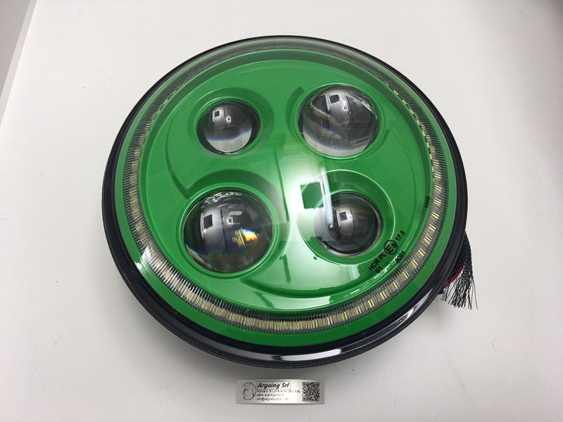 FARO LED PER AUTO E MOTOCICLO 7 POLLICI - VERDE -