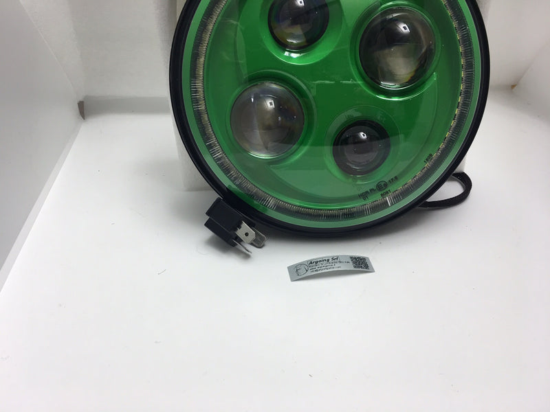 FARO LED PER AUTO E MOTOCICLO 7 POLLICI - VERDE -