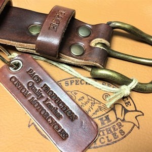 CINTURONE IN  CUOIO LINEA "PACH"SPESSORE 4/4.5MM